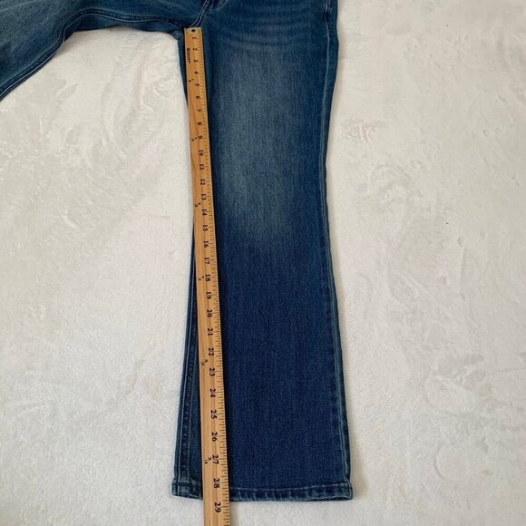 Old Navy mid-rise wow boot-cut medium wash cotton stretch‎ denim jeans pants - Picture 10 of 10